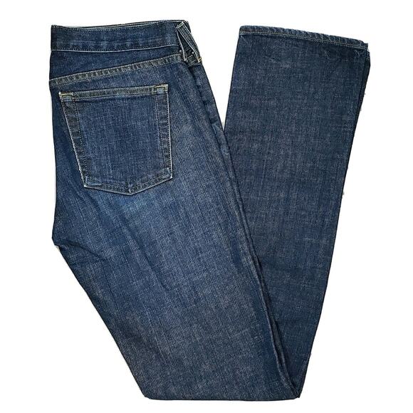 J. Crew Womens Jeans Matchstick Size 28R 33.5 Inseam Dark Blue Wash Excellent - Picture 3 of 6